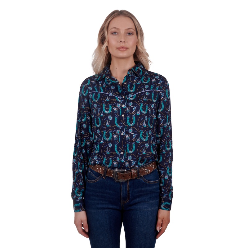 Wrangler Womens Patria LS Western Shirt