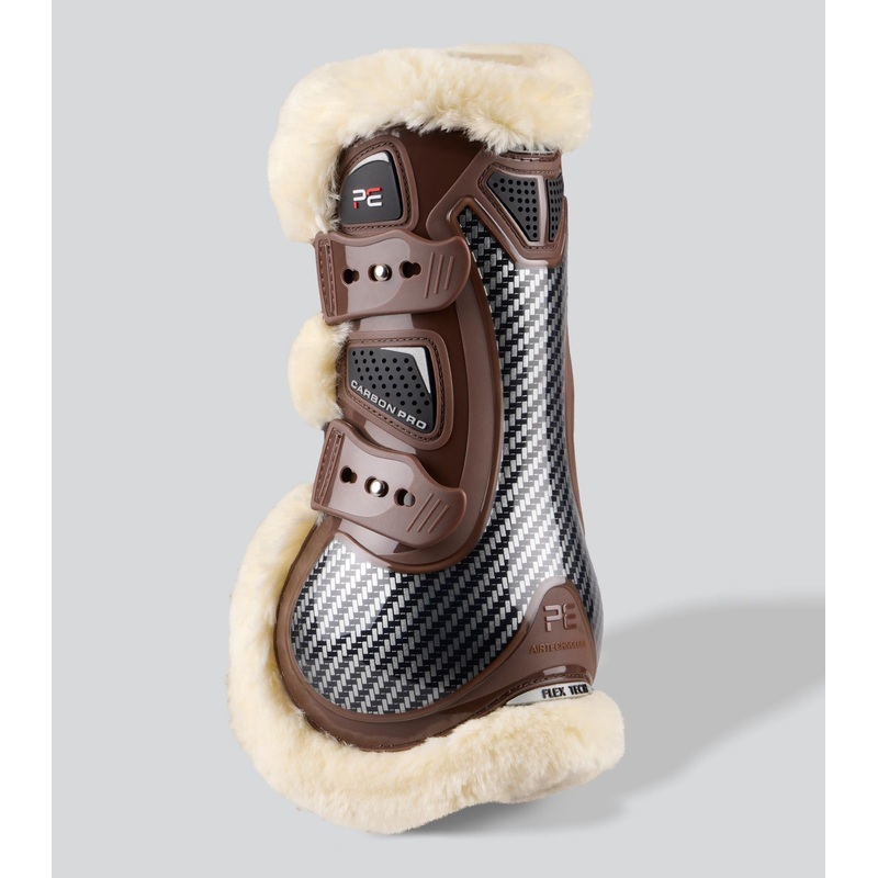 Carbon Pro Techno Wool Tendon Boots Brown