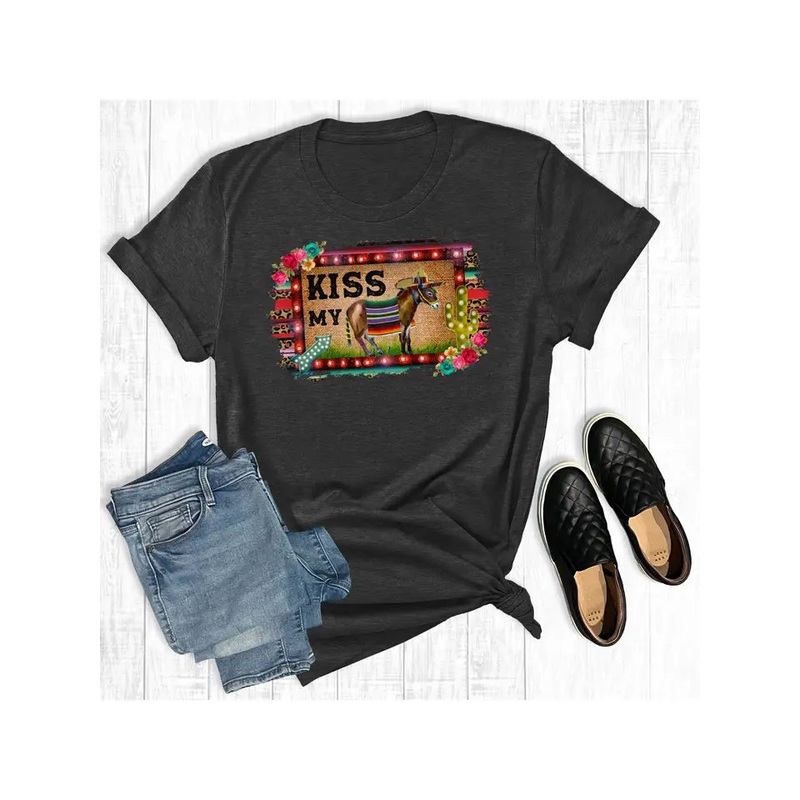 Kiss My A** Donkey Tee