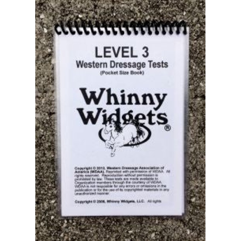Whinny Widgets 2015 Western Dressage Test Book – Level 3