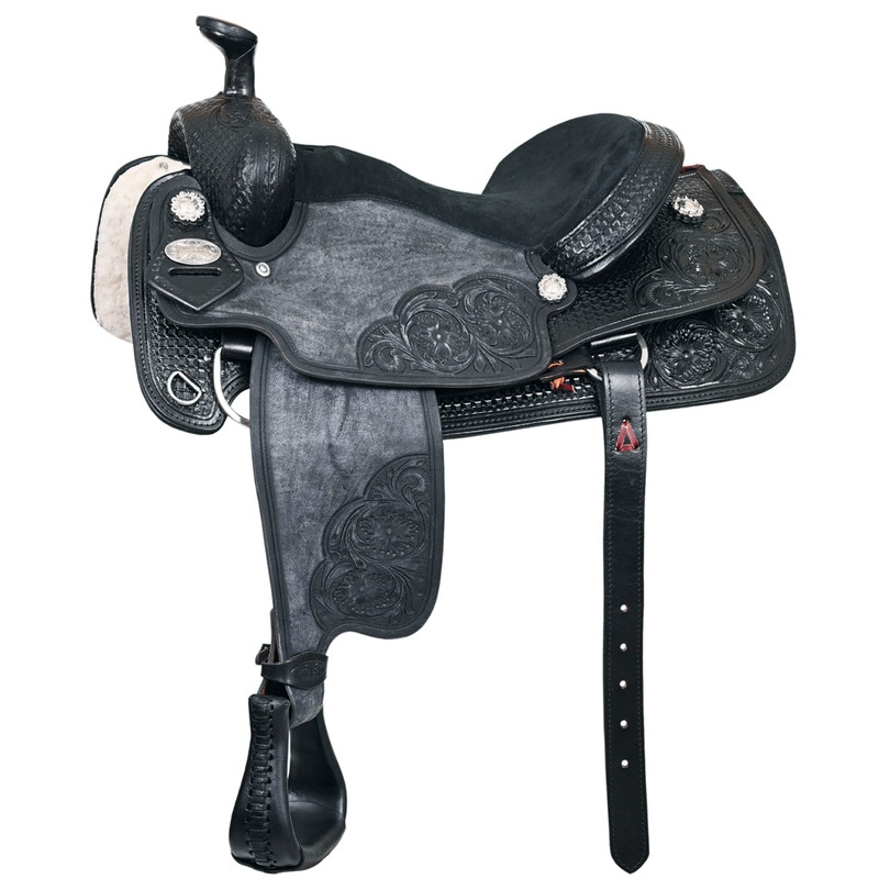 15 In HILASON Western Horse Ranch Roping Roper American Leather Saddle
