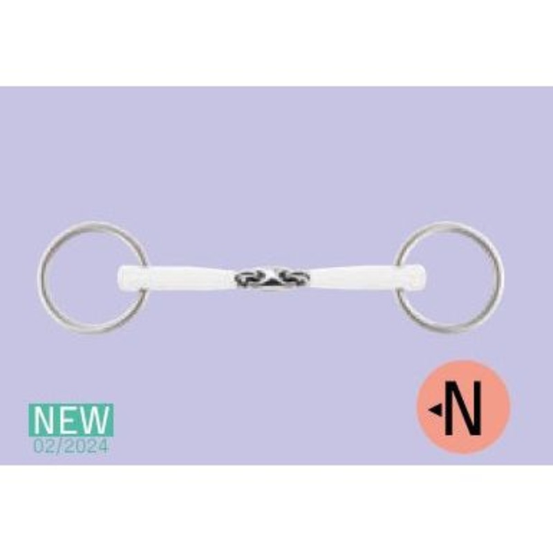 Nathe Double Jointed Bradoon – 15mm