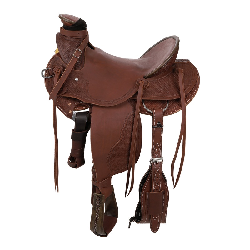 Showman Signature Series Wade Roper Saddle – 15, 16, 17 Inch