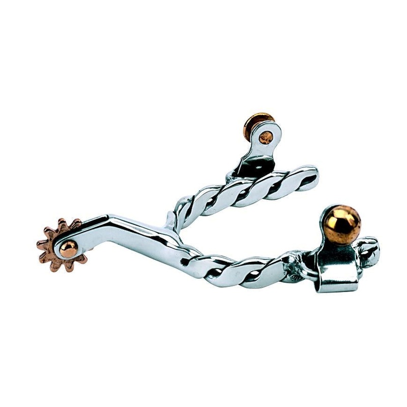Weaver Leather Kids’ Spurs With Twisted Band