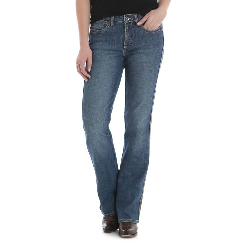 Wrangler Ladies Aura Slimming Jeans 18 T Blue Wash