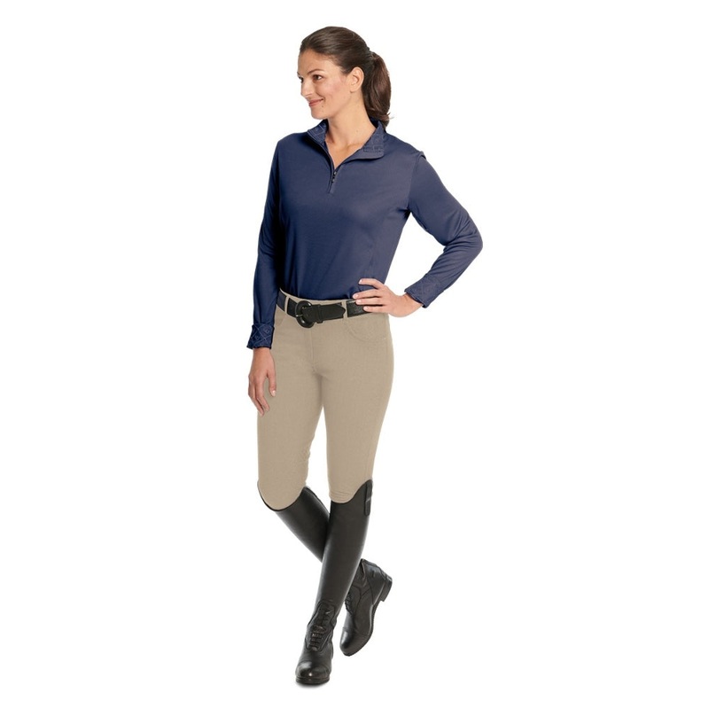 470497 Ovation Ladies SoftFlex GRIP-TEC Knee Patch Breeches