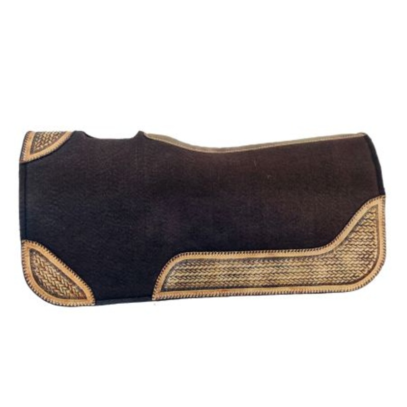 Contoured Felt Saddle ~ Basket Stamp