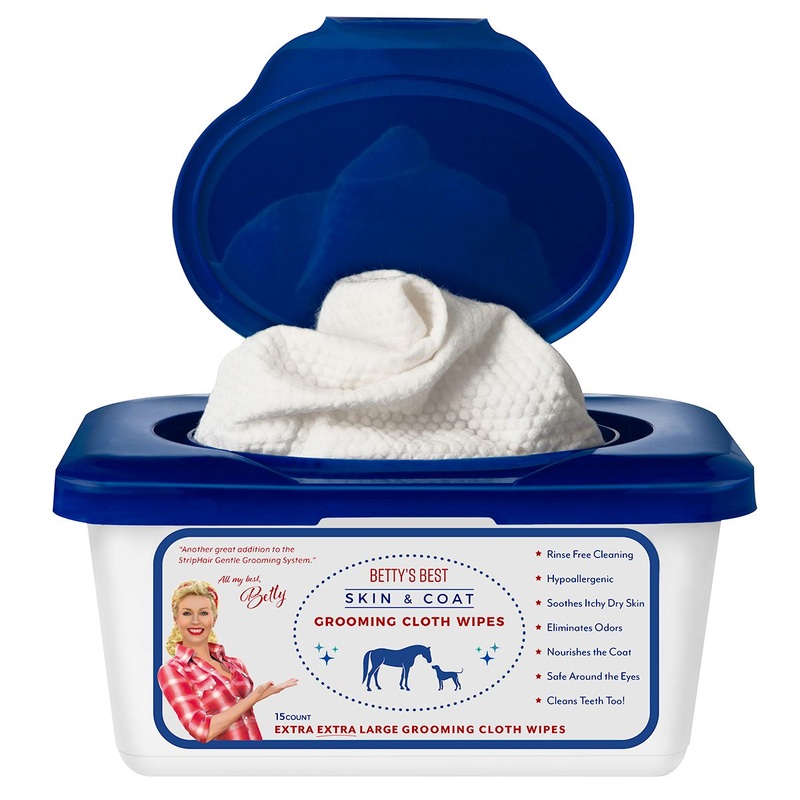 Betty’s Best Skin & Coat Grooming Cloth Wipes