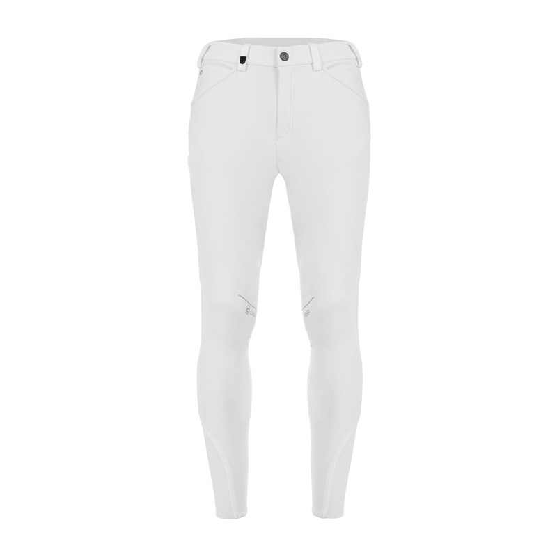 Cavallo DROFTON Mens Knee Grip Breeches, White
