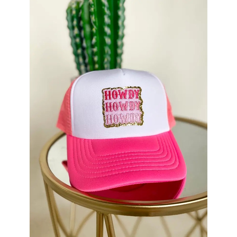 Howdy Howdy Howdy Ombre Trucker Hat