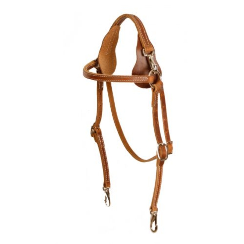 Showman Argentina Cow leather headstall