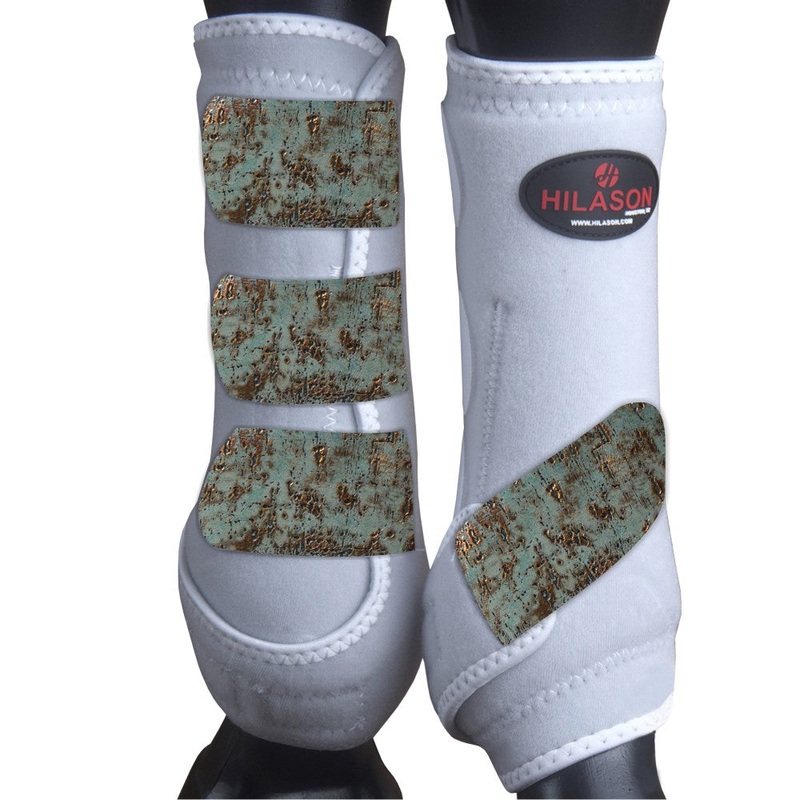 X Large Hilason Horse Medicine Sports Boots Rear Hind Leg
