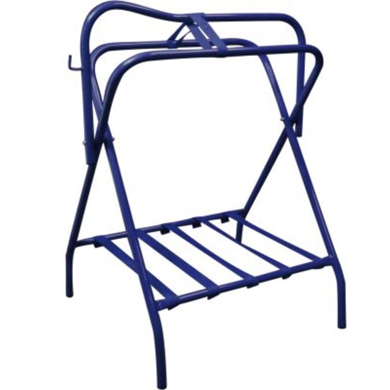 #19383-2: Western or English folding floor saddle rack