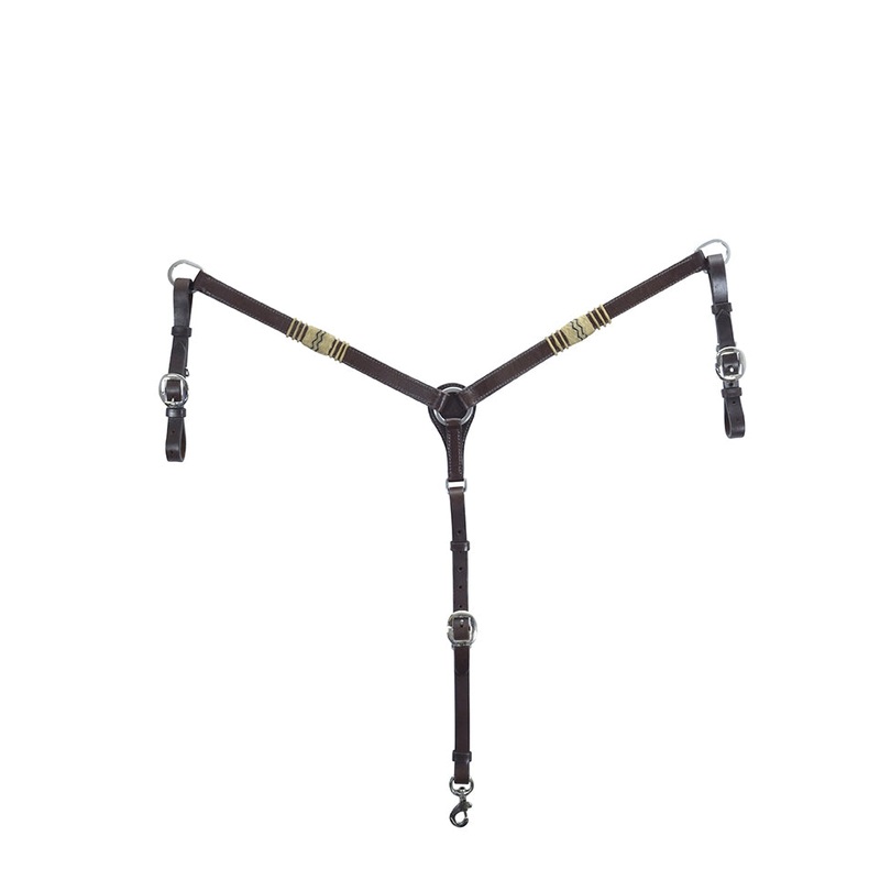 Reinsman Straight Rawhide Braiding Breast Collar