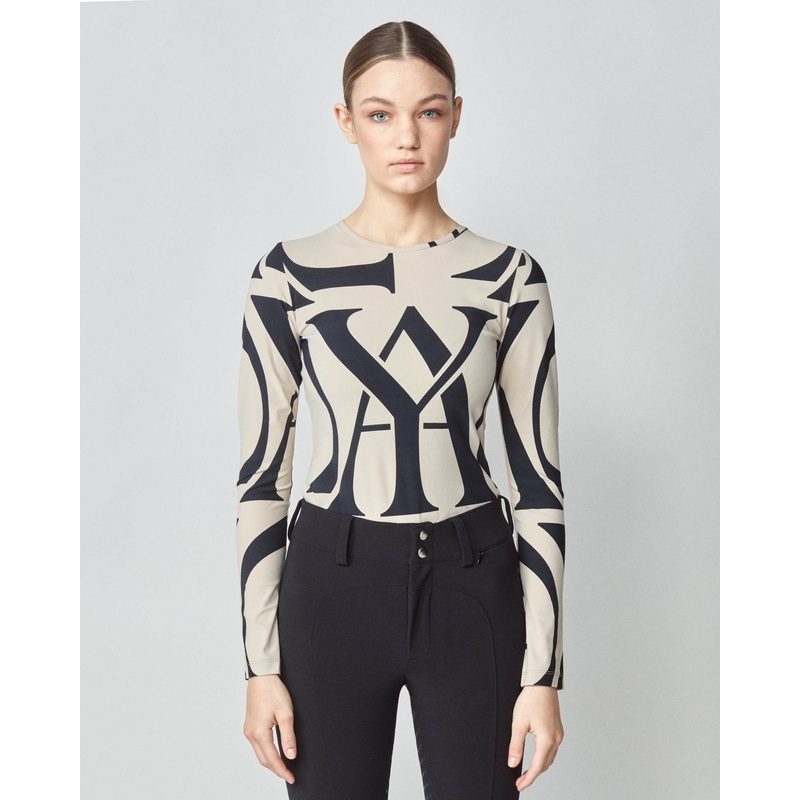Yagya Monogram Long Sleeve Shirt Tan