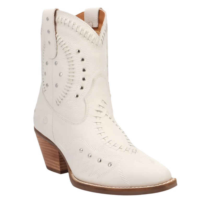 DI2206_WH Dingo Women’s Precious Leather Boot – White