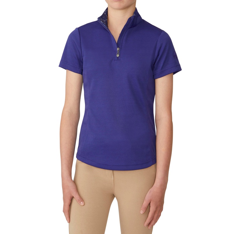 Girls’ Cool Rider UV Short Sleeve Sun Shirt – Bright Blue