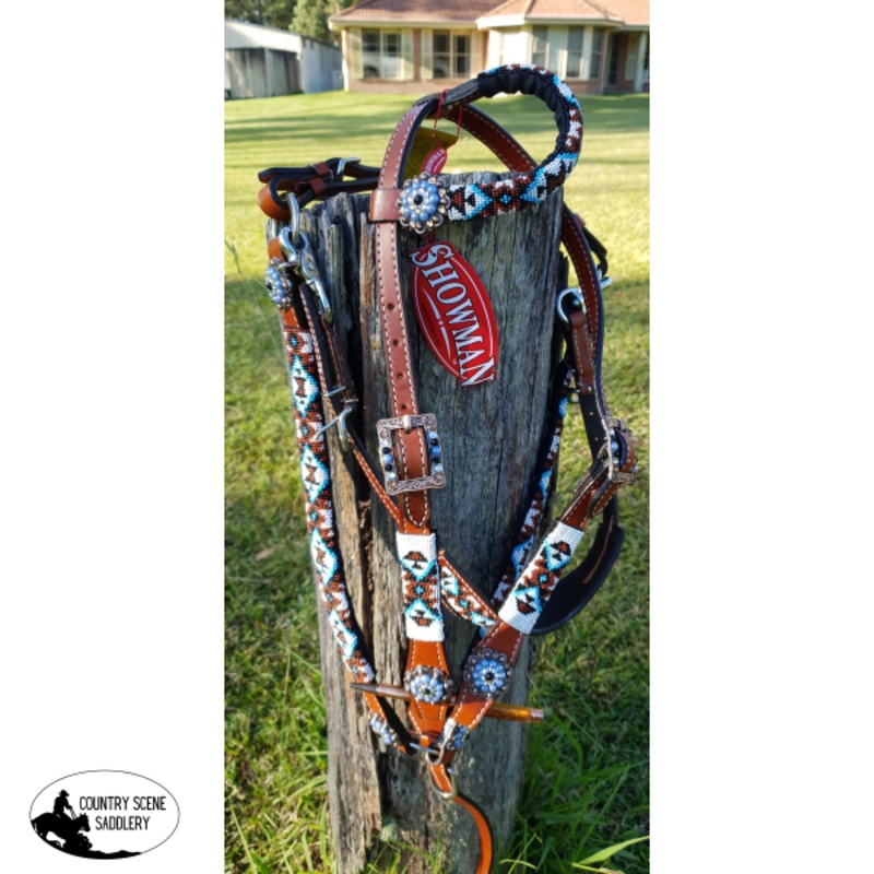 Showman Beaded Southwest Design 4 Piece Set.