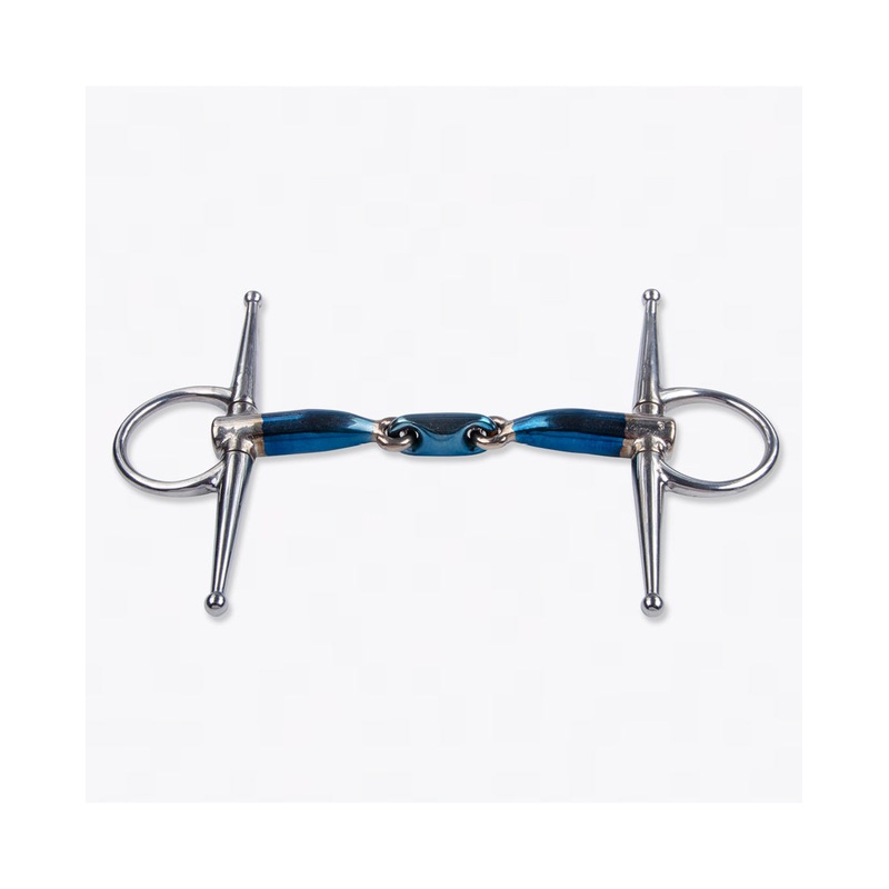 Sweet Iron Elliptical Double Jointed Full Cheek Snaffle