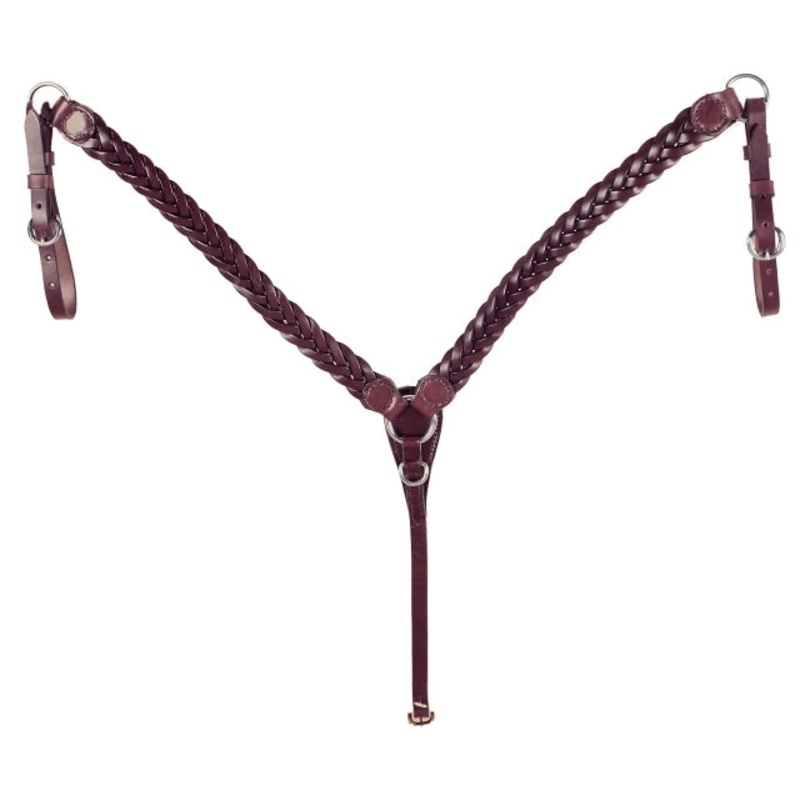 Tory Leather Braided Breast Strap