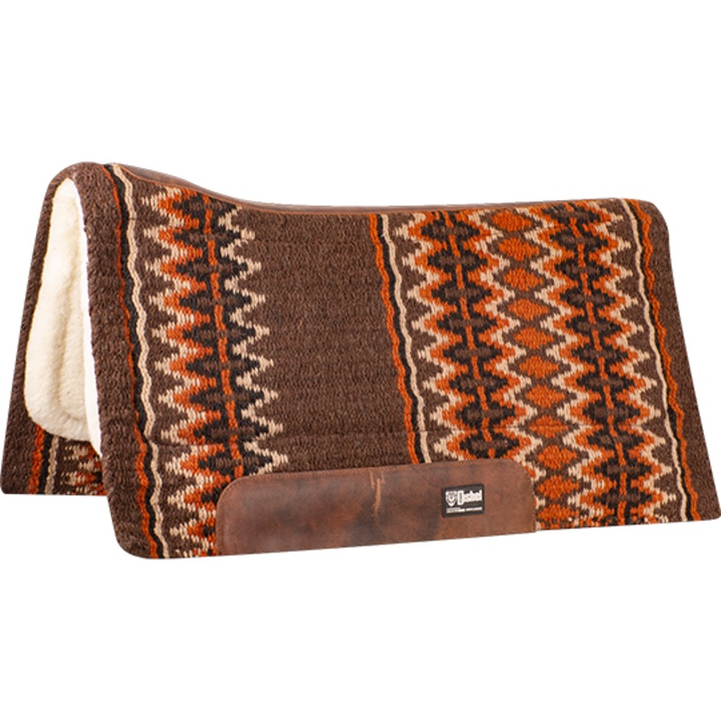 Cashel 3/4″ Blanket Top Performance Fleece Saddle Pad- Brown