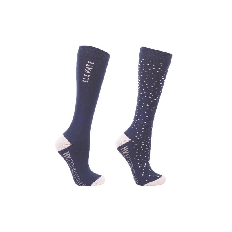 Hy Equestrian Elevate Allure Mizs Socks Pack of 2