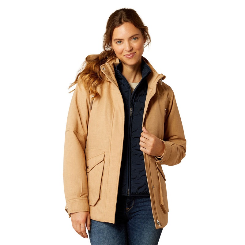 10052855 Ariat Women’s Sterling Waterproof Insulated Parka – Tannin