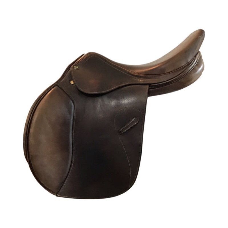 18″ Henri De Rivel Medium Tree Used Close Contact Saddle – C