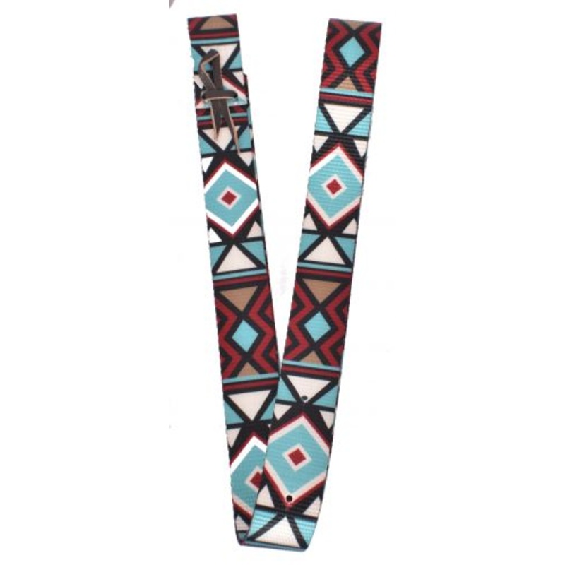 #NH-24: Showman Nylon Tie Strap with geometric design