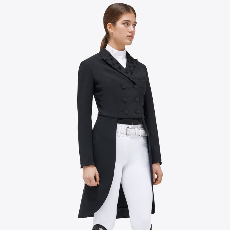 Womens CT Mini Orbit Flock Tech Tailcoat – Black