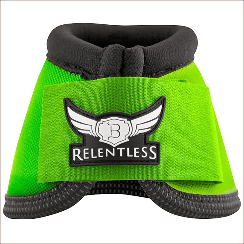 Cactus Ropes Relentless Strikeforce Nylon Horse Leg Bell Boots Lime