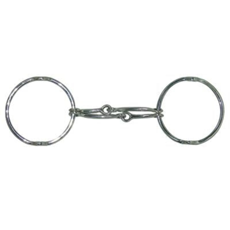 Coronet Loose Ring Double Jointed Gag Bit