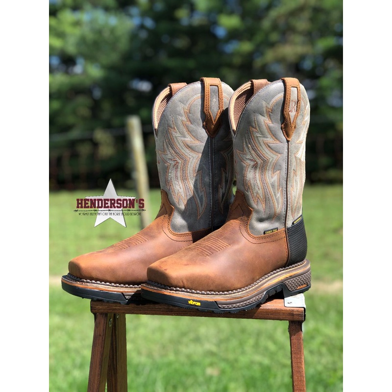 Smoke Grey Hazel Bay Cowhide ~ Waterproof Comp Toe