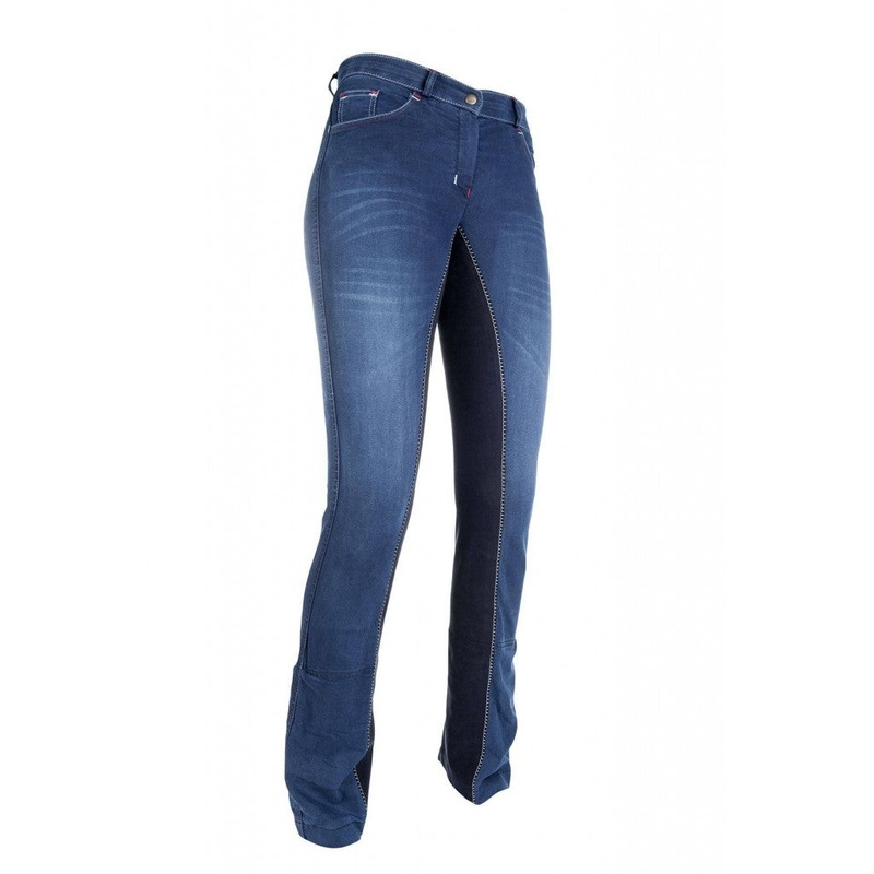 HKM Ladies Jodhpur Riding Breeches -Summer Denim-