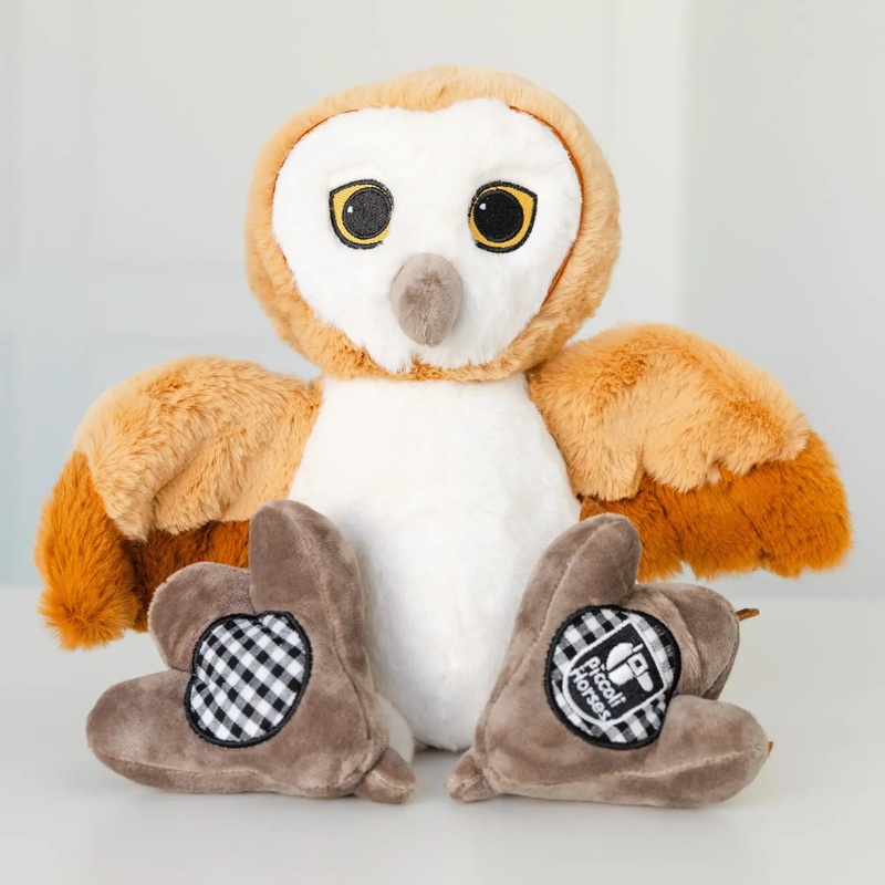 Piccoli 16″ Plush Barn Owl