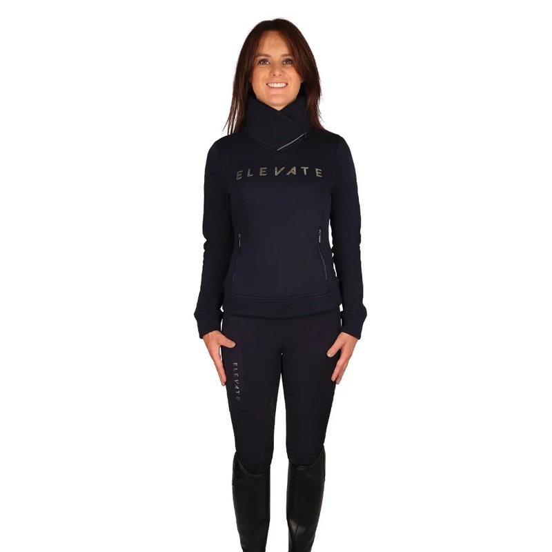 Hy Equestrian Ladies Elevate Allure Cross Neck Jumper