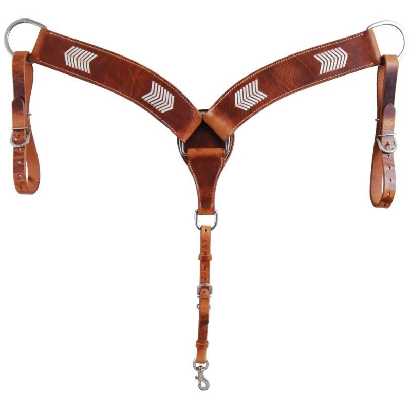 Oxbow Nevada Breast Collar with Rawhide Weaving