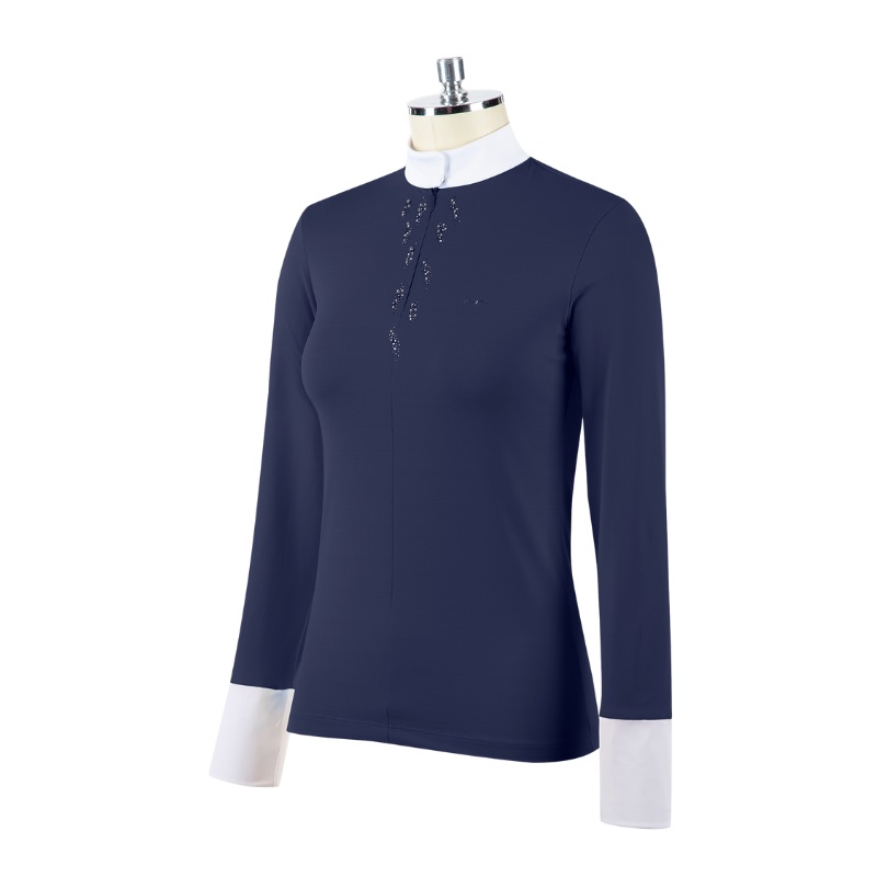 Ladies Bikini Long Sleeve Competition Shirt | Navy