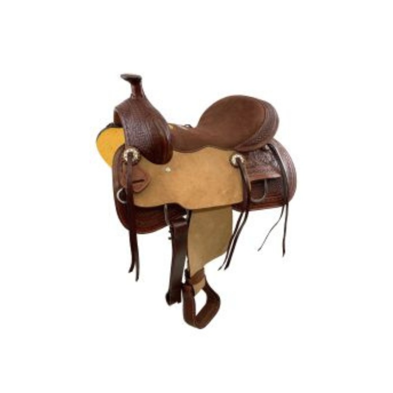 13″ Double T Roper Style Saddle – Diamond Tooling