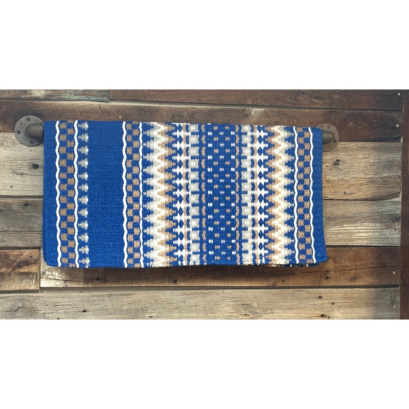 Wool Saddle Blanket ~ Royal Blue