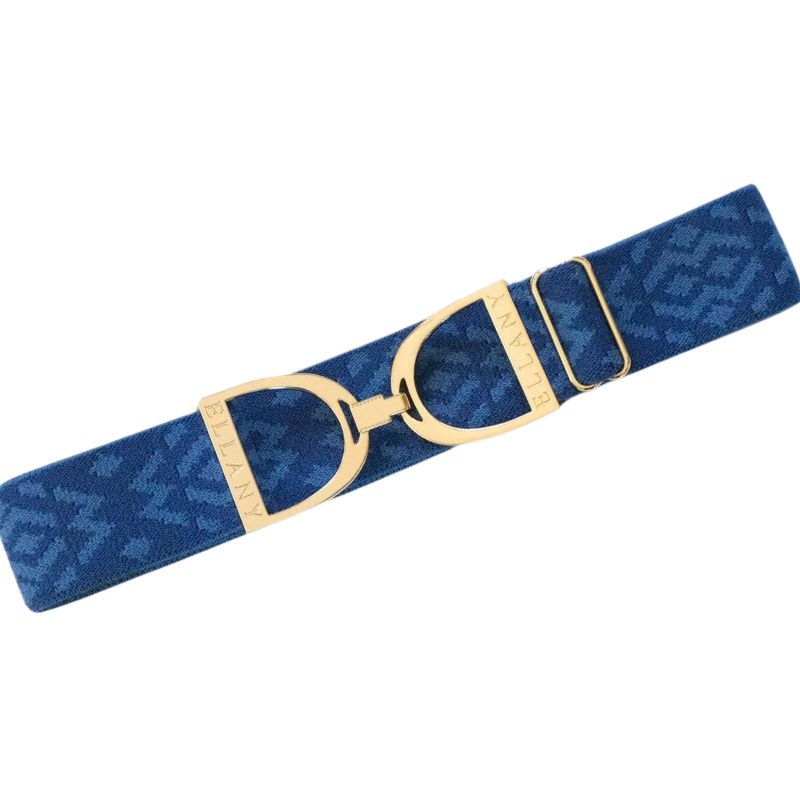 1.5″ Gold Stirrup Elastic Belt – Royal Tribal