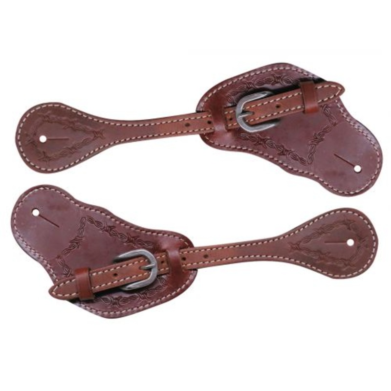 #30806: Showman  Men’s leather spur straps