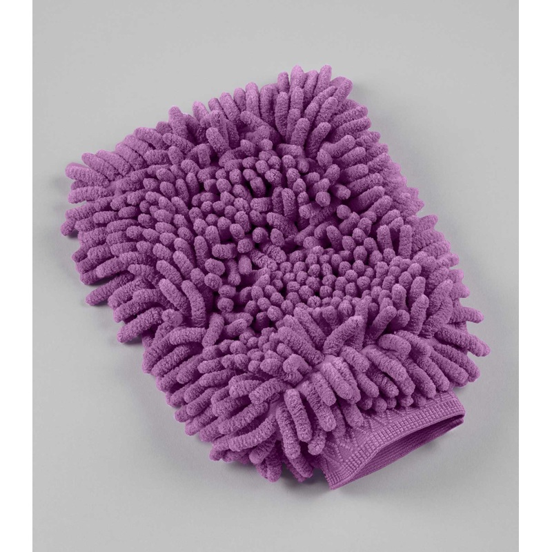 Microfibre Grooming Mitt Purple