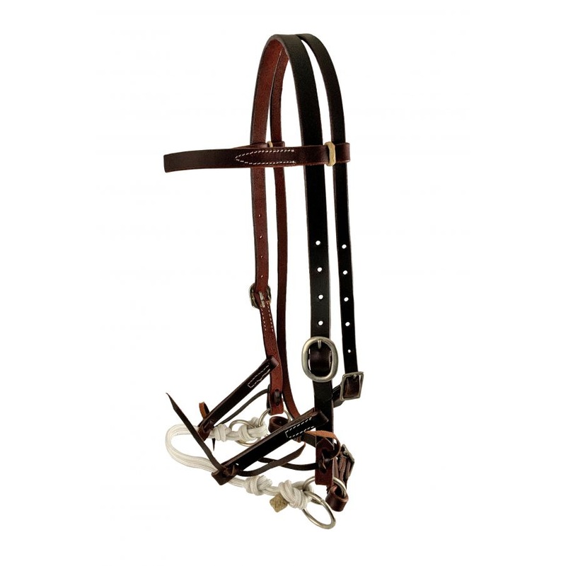 Showman  Argentina Cow Leather side pull