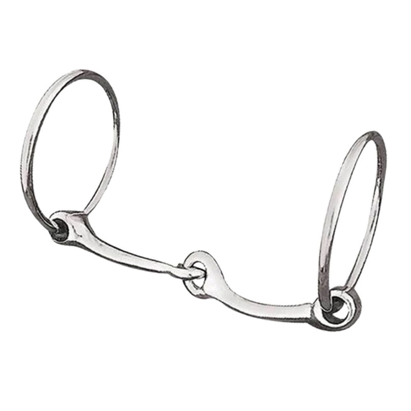 25-4754 Weaver Leather 6″ Stainless Steel Jointed Snaffle Draft Bit