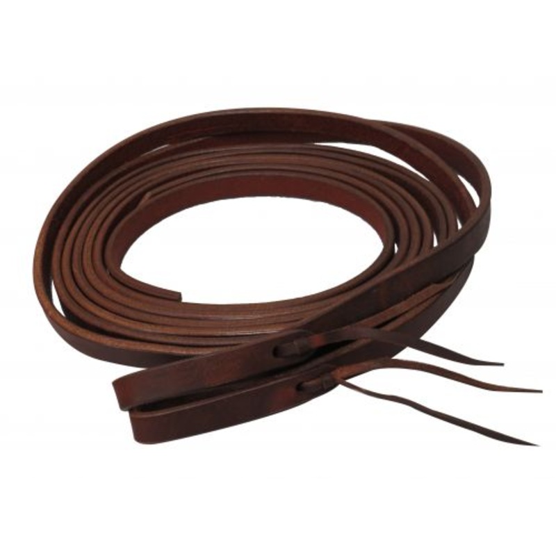 #72023: Showman  8ft X 5/8″ Oiled harness leather split reins