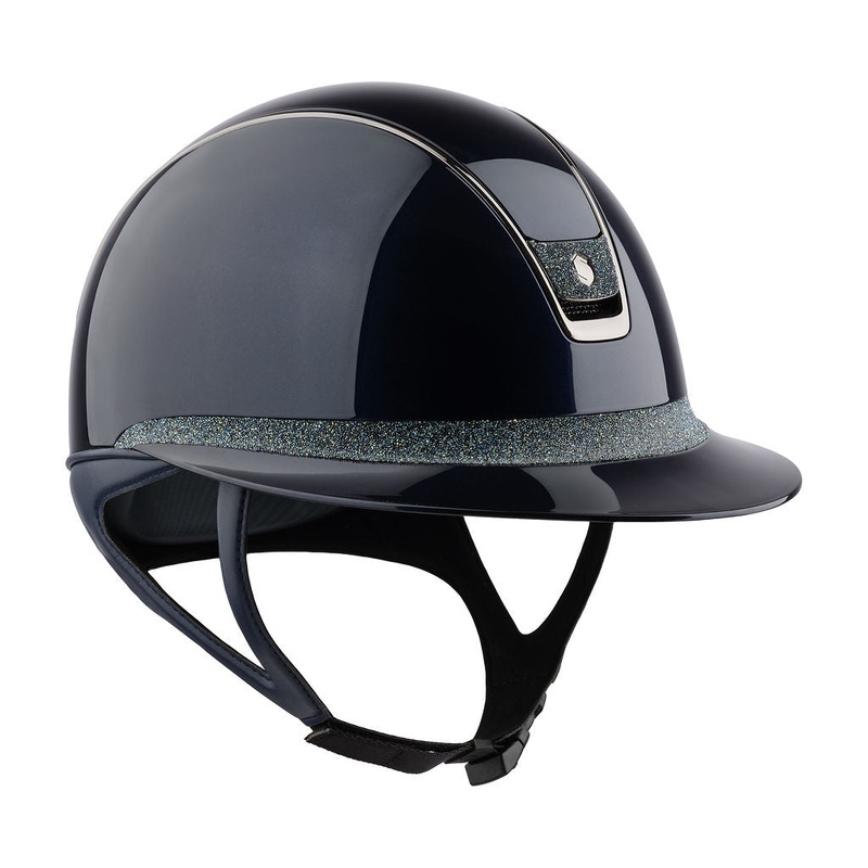 Custom | Miss 2.0 Shadowglossy Crystal Fabric Frontal Band | Blue