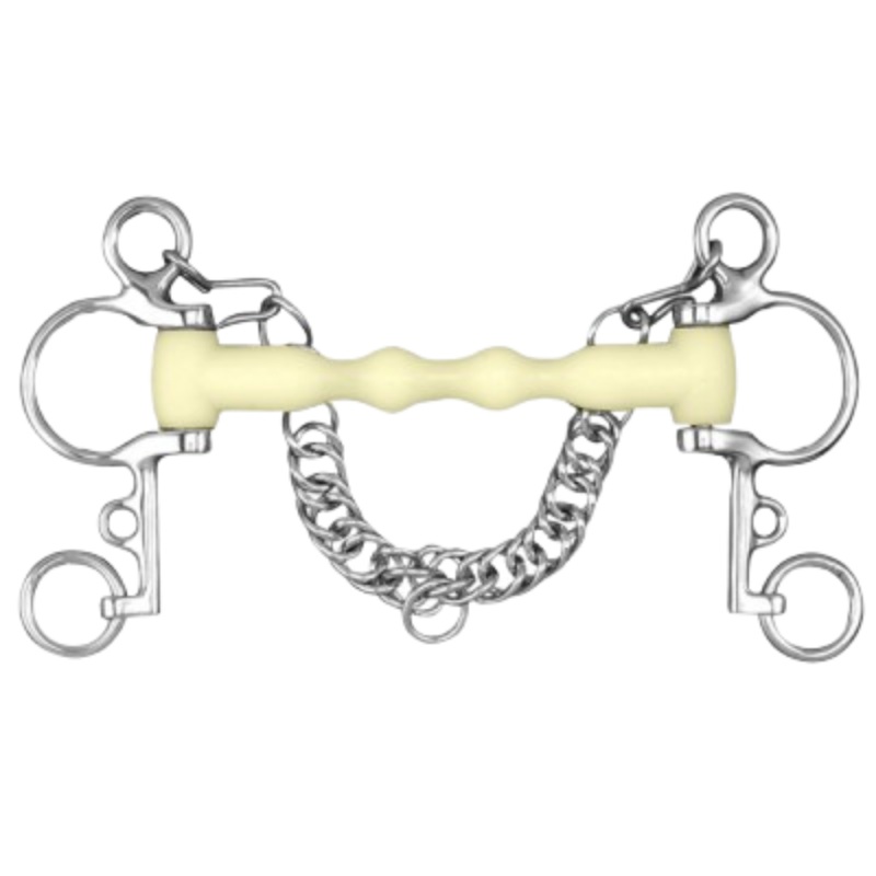 Hppy Mouth Shaped Mullen Mouth Pelham Bit