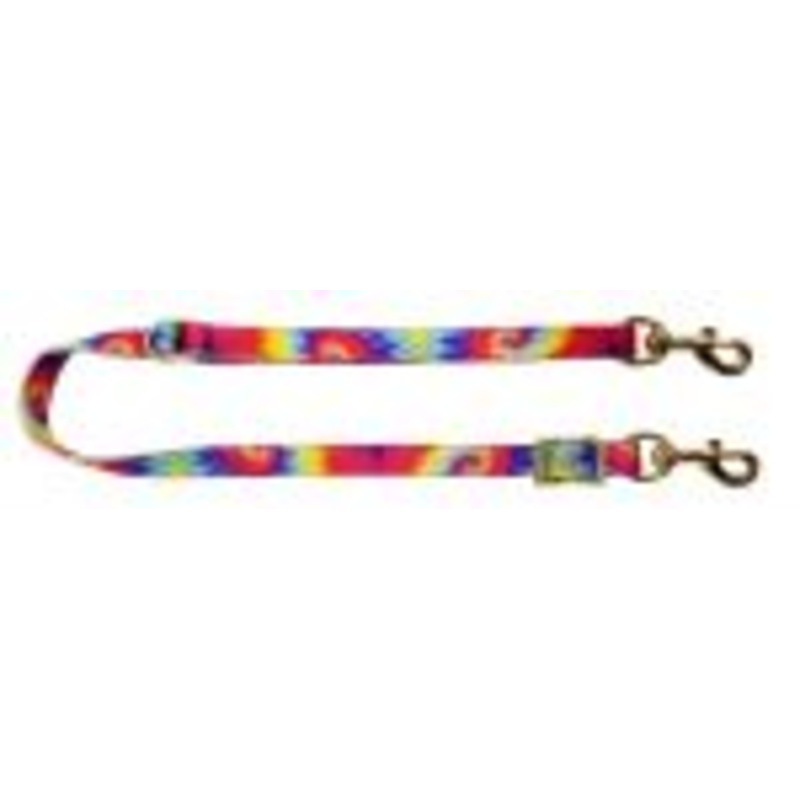 #19558: Showman  Tye Dye nylon easy adjust tie down strap