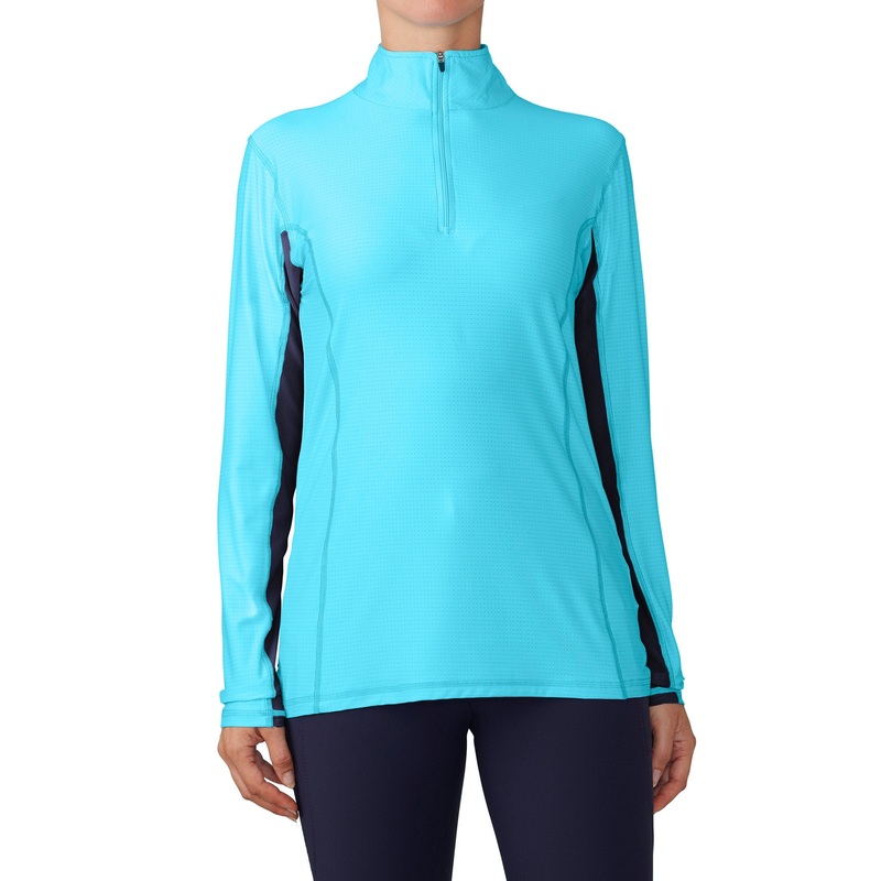 Altitude Sun Shirt Long Sleeve – Aqua/Navy